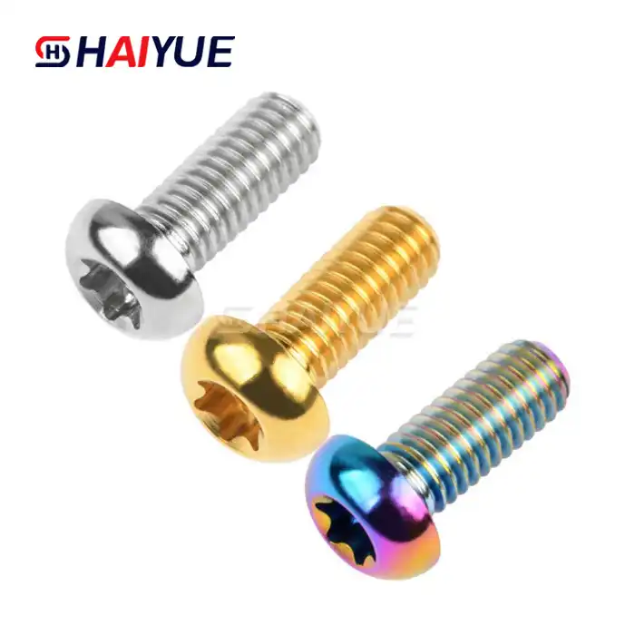 What is the advantage of titanium bolts?